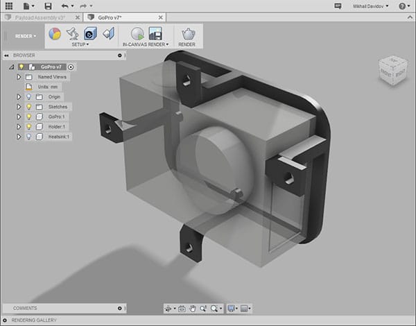 Foam mount for cameras