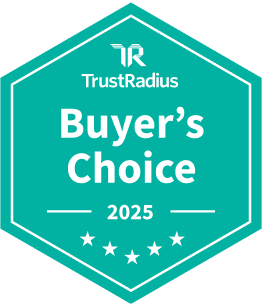 TrustRadius Buyer's Choice 2025 badge