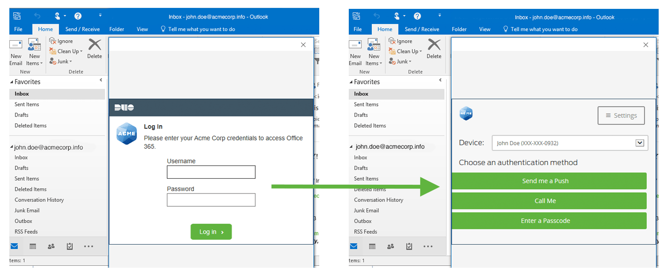 office 365 duo security