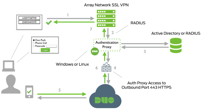 Array Network Diagram