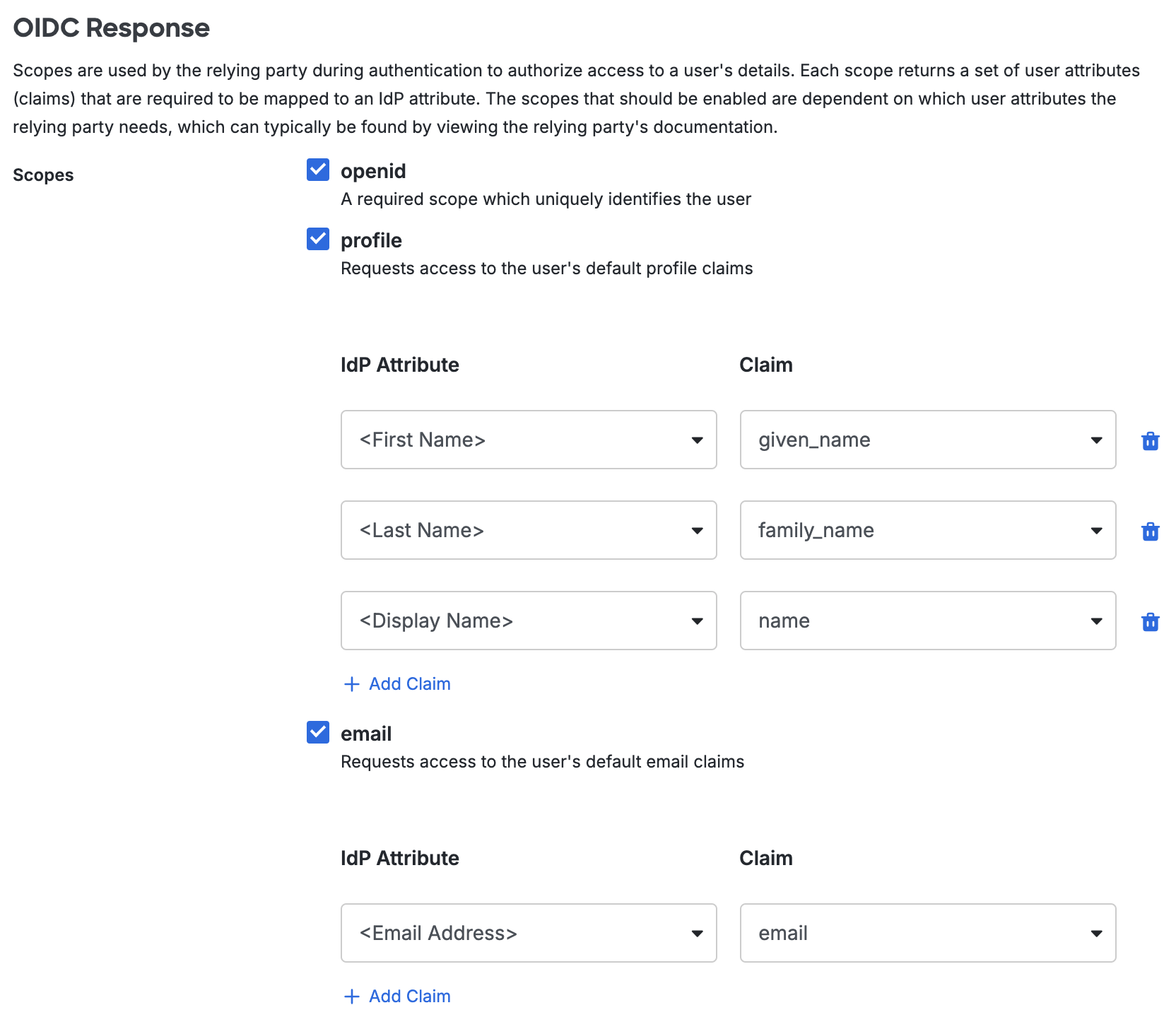 Duo Stytch OIDC Response Section