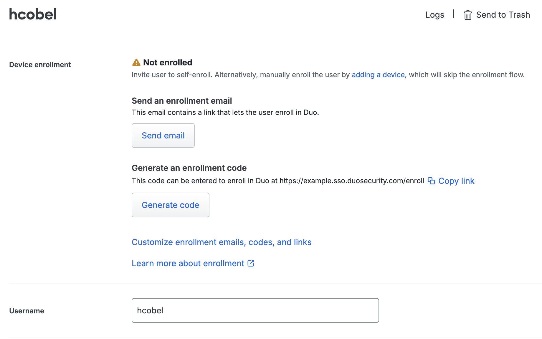 New User Device Enrollment