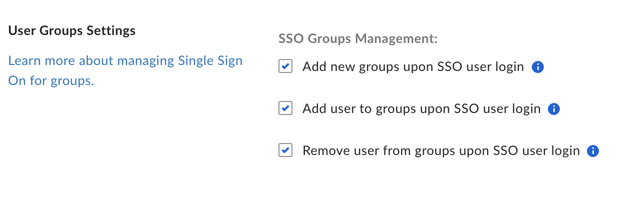 Box group management settings
