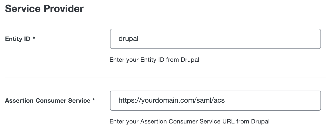 Duo Drupal Service Provider Fields