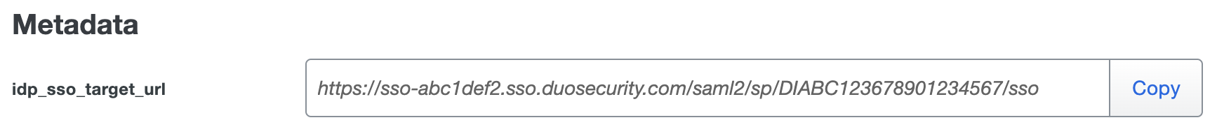 Duo GitLab self-managed Metadata URL