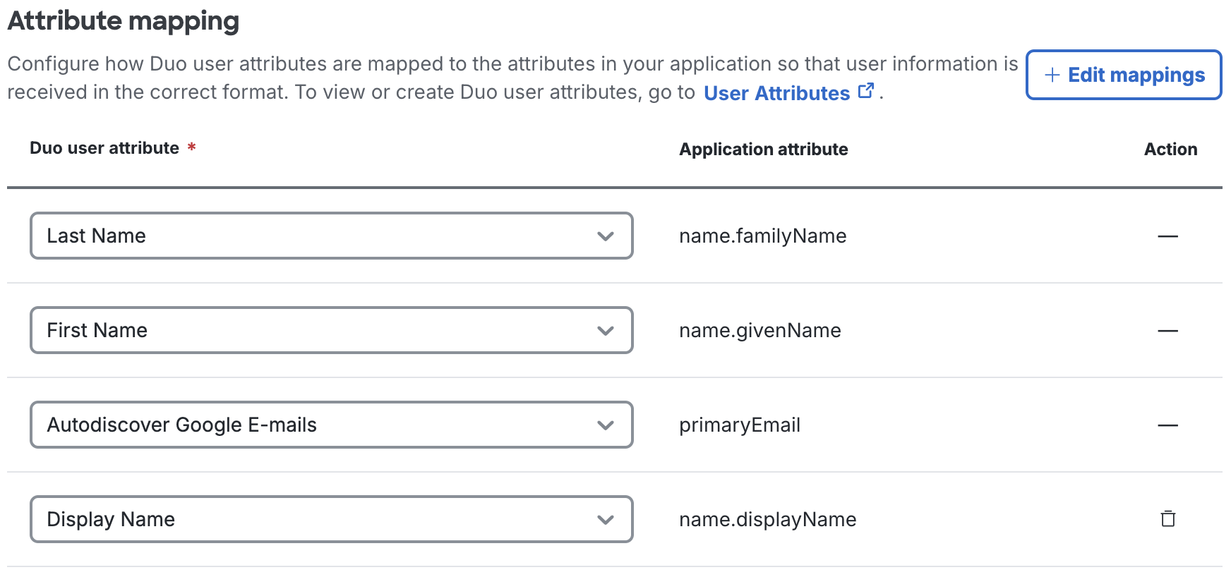 Duo Microsoft 365 Optional Attribute