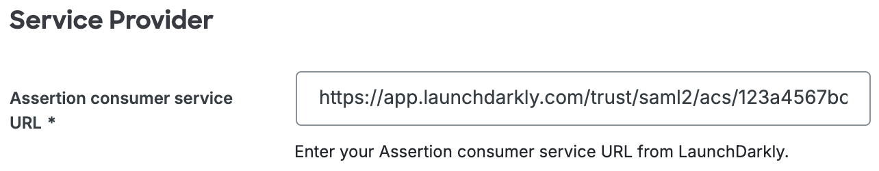 Duo LaunchDarkly ACS URL