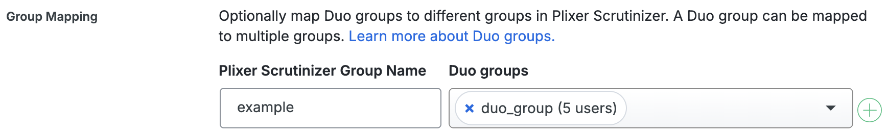 Duo Plixer Scrutinizer Group Mapping