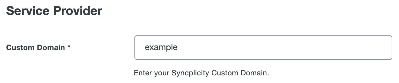 Duo Syncplicity Custom Domain