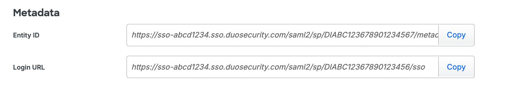 Duo Veeam Backup Enterprise Manager Metadata URLs