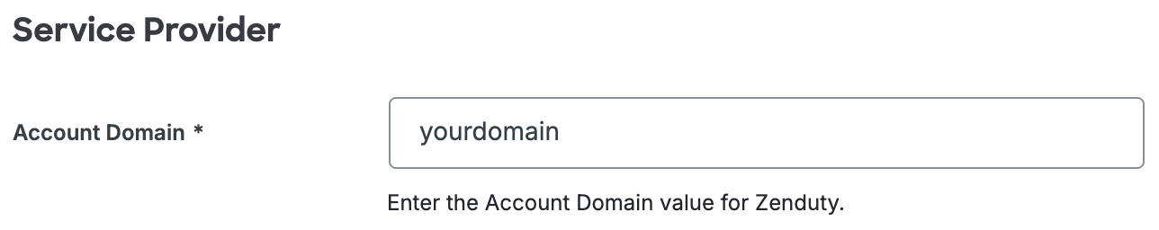 Duo Zenduty Account Domain