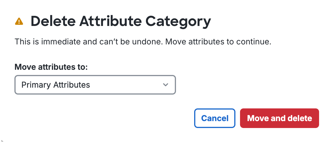 New User Attribute Category