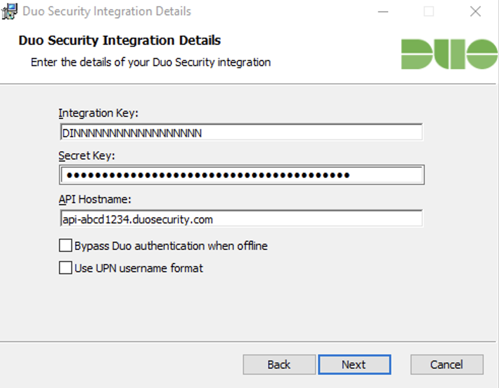 Duo Command Line Protection Setup