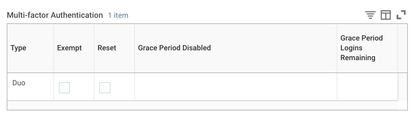 Workday Duo MFA Options