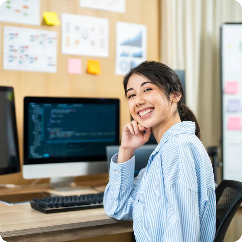 image of a smiling person