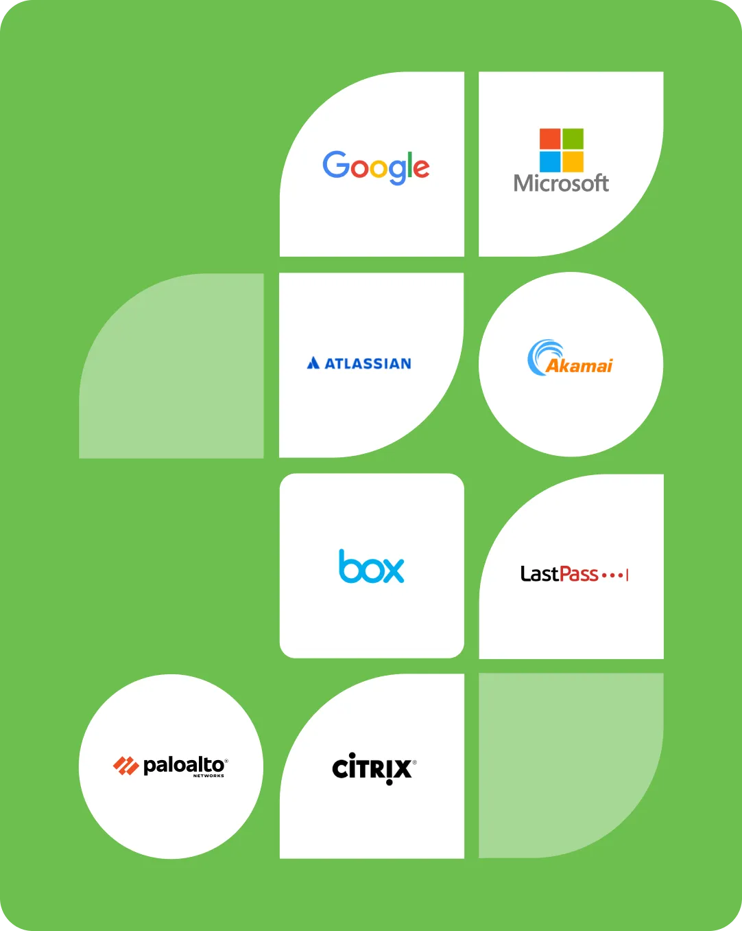 Eight Duo integration partners showcasing enterprise integrations no longer being limiting and supporting VPN and VPN-less options for enterprise needs.
