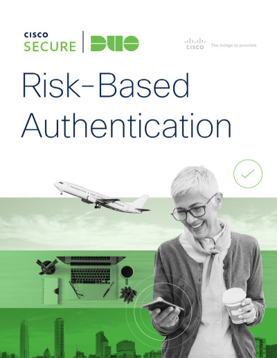 Cover of Cisco Duo's risk-based authentication ebook