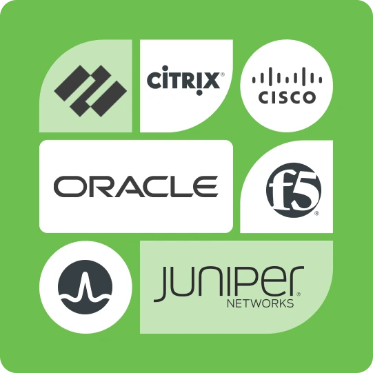 image with third party logos of companies that Duo integrates with like F5, Computer Associates, Oracle, Citrix and more